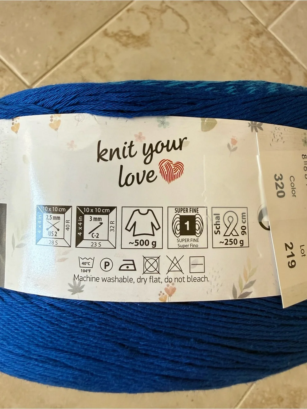 Yarn Art Rosegarden Soft Royal Blue/Green/Yellow Cotton Yarn